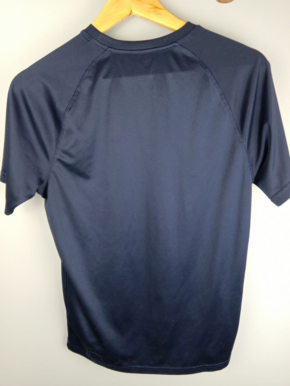 tek gear Navy Performance Tee with Orange Trim - Picture 2 of 3